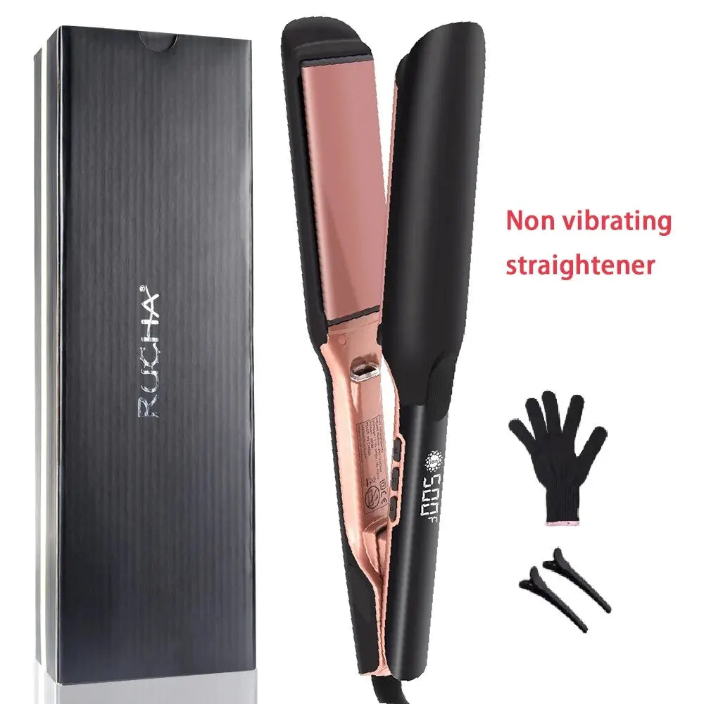 🔥 Lisseur Professionnel 500°F – Plaques Larges & Ions Plasma
