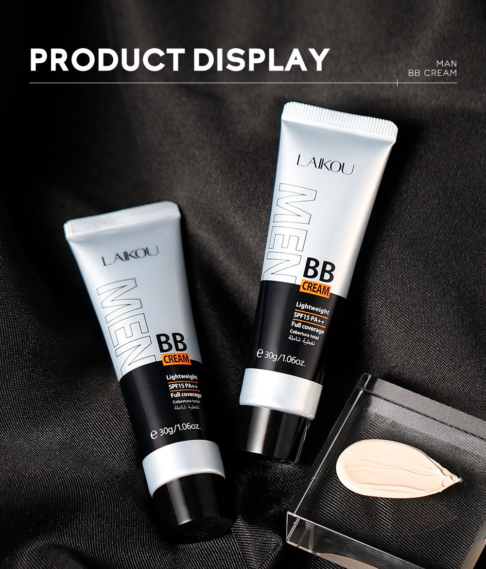 🧔 BB Cream Homme – Couvrance Totale & Longue Tenue