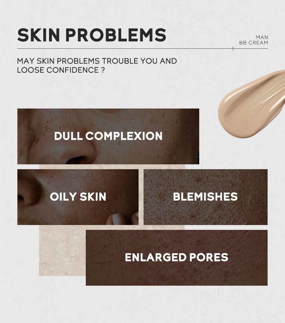 🧔 BB Cream Homme – Couvrance Totale & Longue Tenue