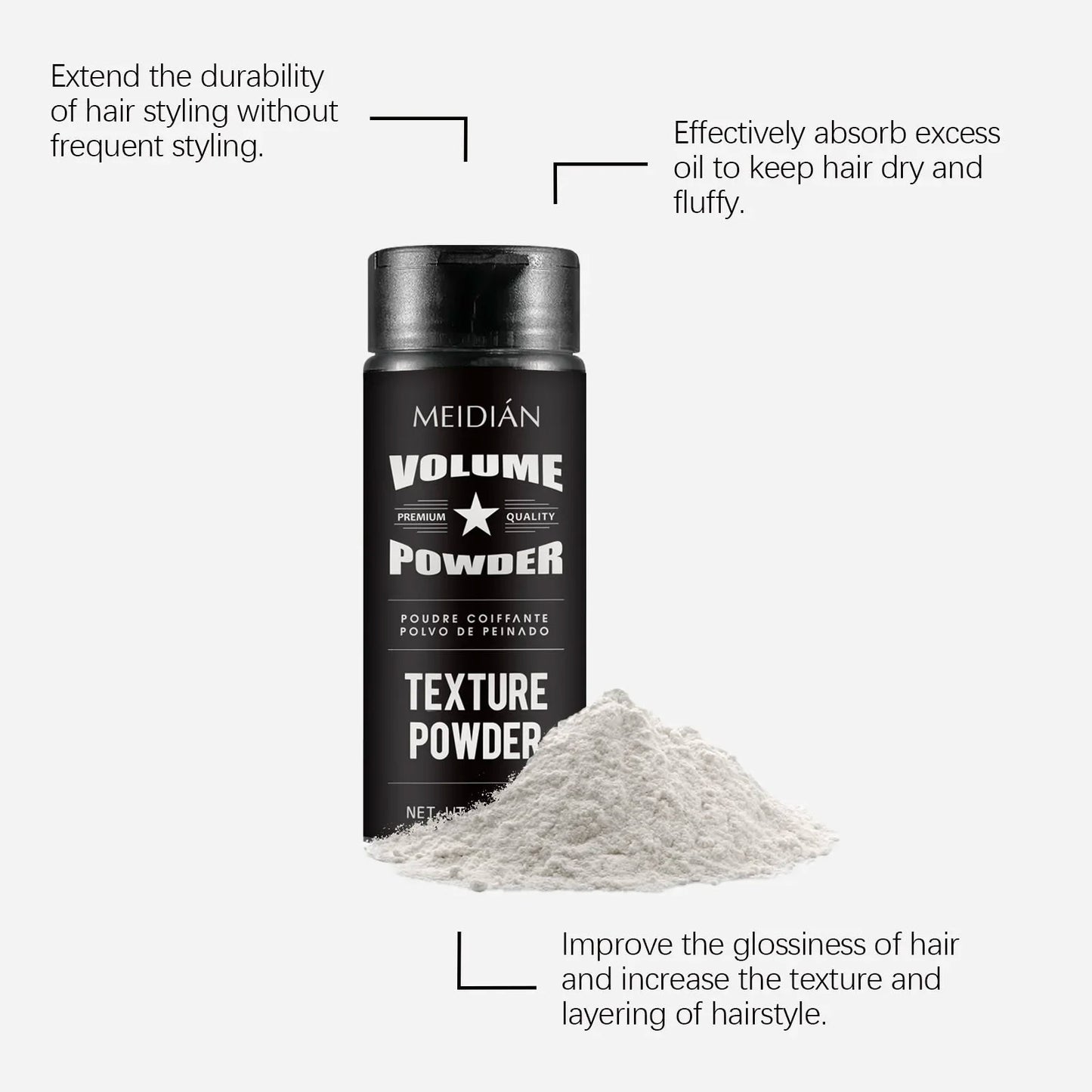 💨 Poudre Coiffante Volumisante – Effet Naturel & Tenue Longue
