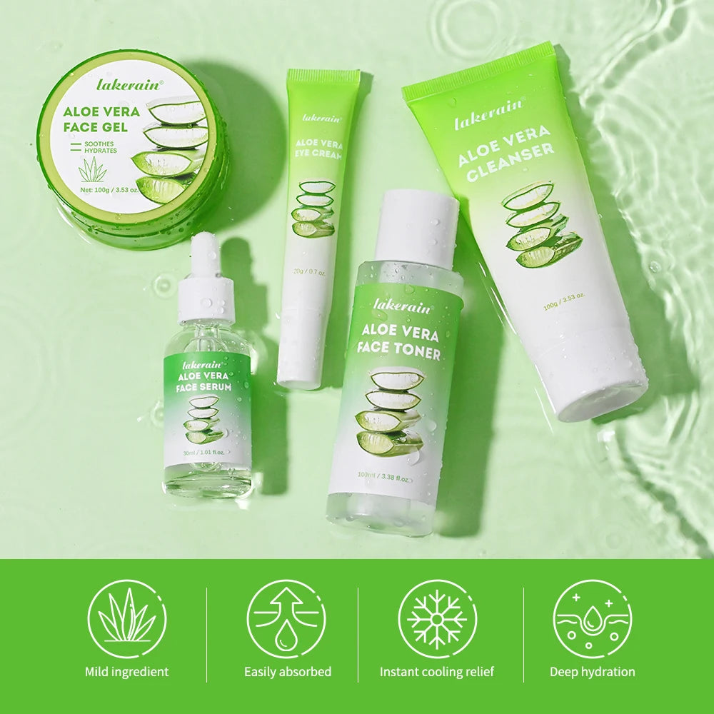 🌿 Coffret Soin Aloe Vera – Hydratation Intense & Peau Éclatante 🌿
