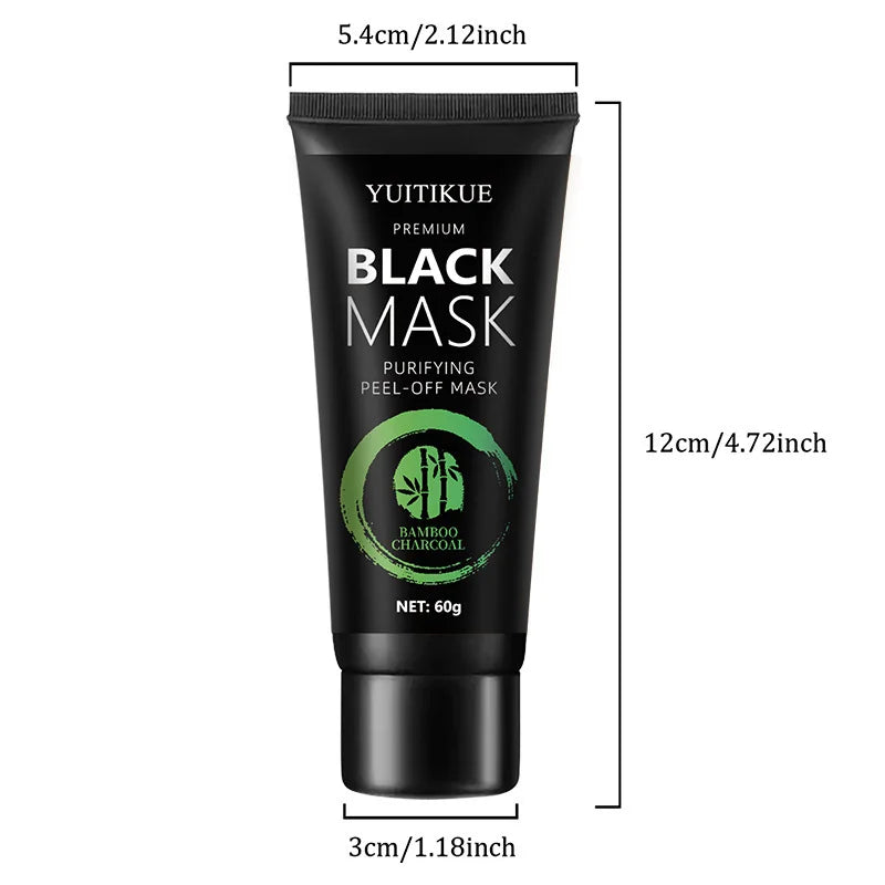 🖤 Masque Blackhead au Charbon de Bambou – Tear-Off