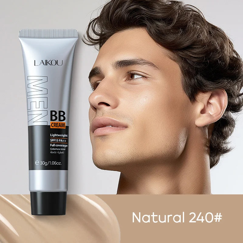 🧔 BB Cream Homme – Couvrance Totale & Longue Tenue