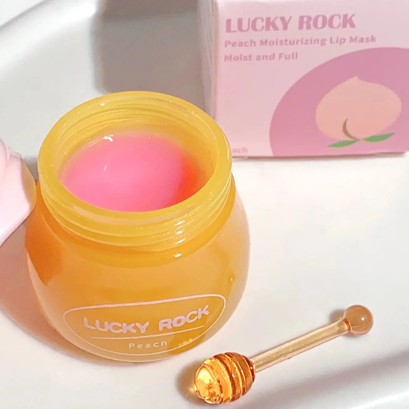 💄 Rose Cherry Honey Peach Lipstick – Lip Mask & Lip Oil