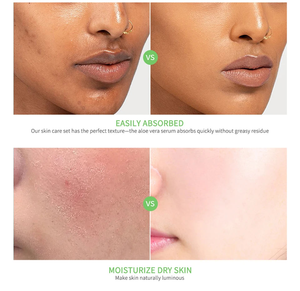 🌿 Coffret Soin Aloe Vera – Hydratation Intense & Peau Éclatante 🌿