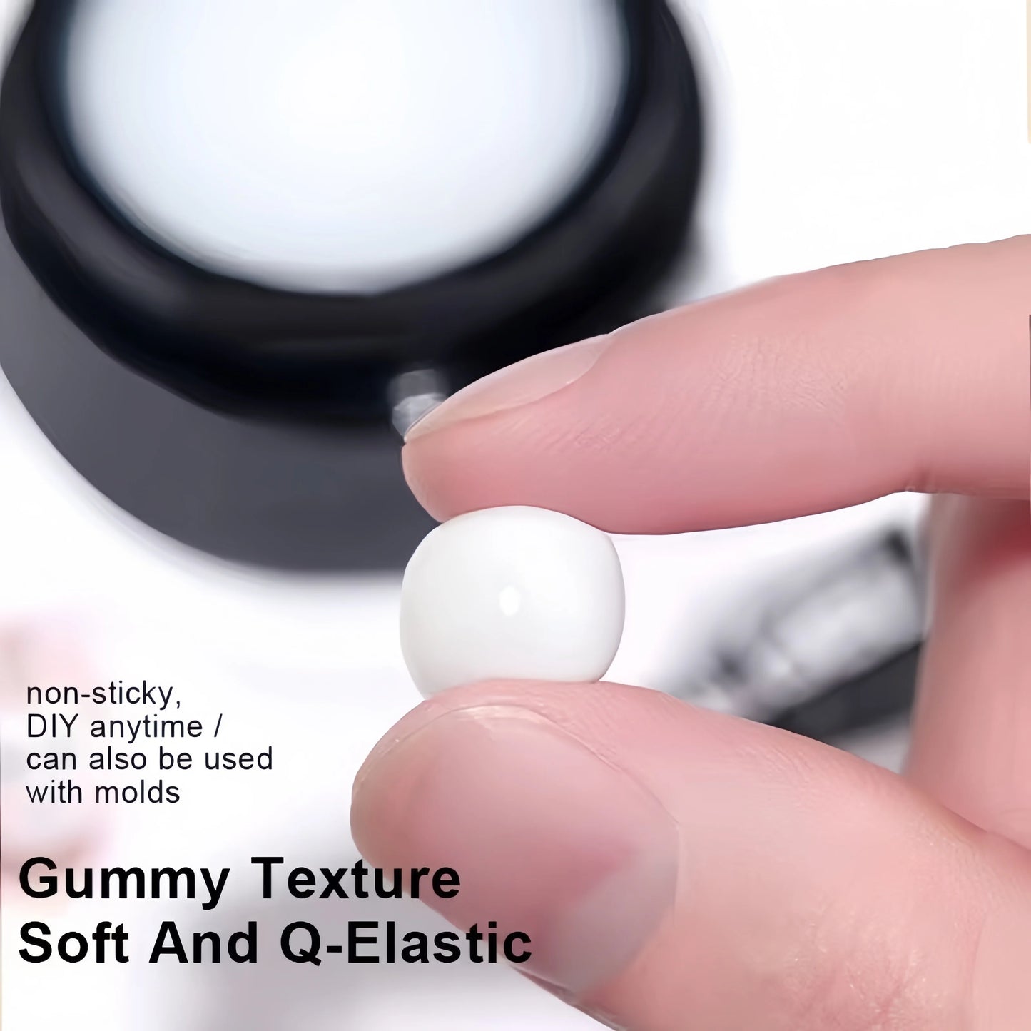 Gel 3D Professionnel pour Ongles – Créations Relief (Nœuds, Lettres, Designs) – Finition Sans Résidu