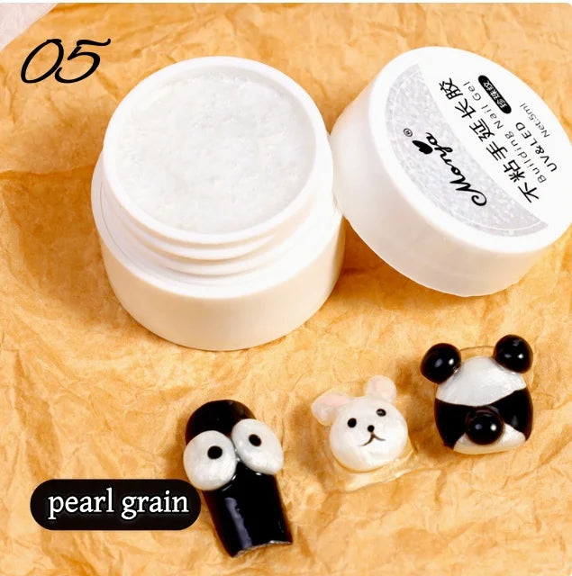 Gel 3D Professionnel pour Ongles – Créations Relief (Nœuds, Lettres, Designs) – Finition Sans Résidu