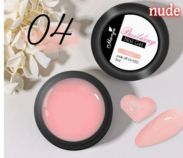 Gel 3D Professionnel pour Ongles – Créations Relief (Nœuds, Lettres, Designs) – Finition Sans Résidu