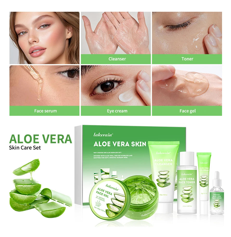 🌿 Coffret Soin Aloe Vera – Hydratation Intense & Peau Éclatante 🌿