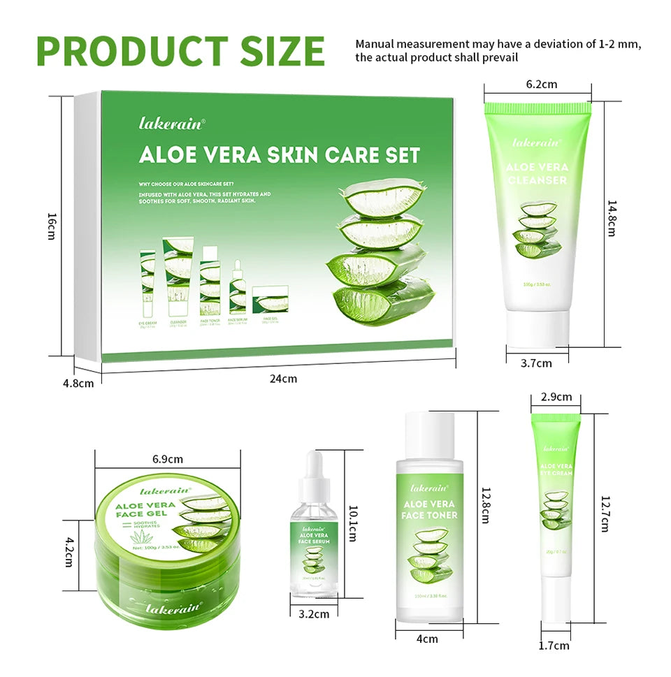 🌿 Coffret Soin Aloe Vera – Hydratation Intense & Peau Éclatante 🌿
