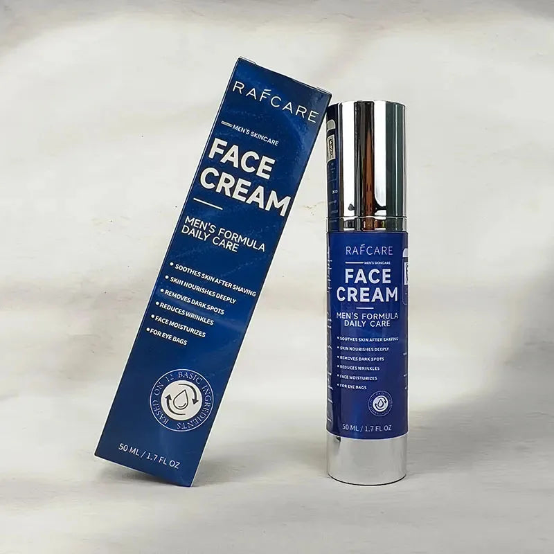 🧴 Crème Visage Homme – Collagène & Acide Hyaluronique