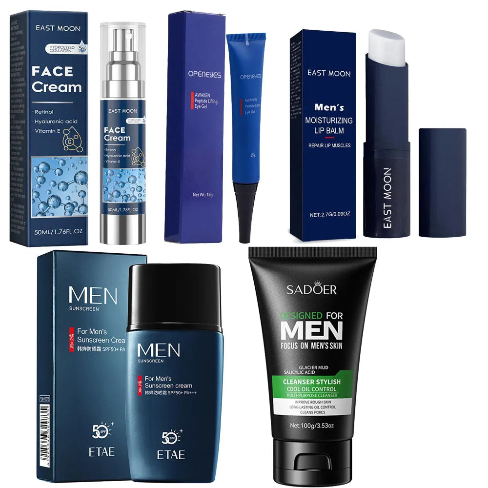 Coffret Soin Visage Homme Complet – Hydratation, Protection & Style