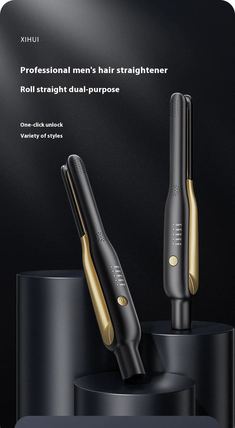 💇‍♀️ Mini Lisseur & Boucleur 2-en-1 – Portable