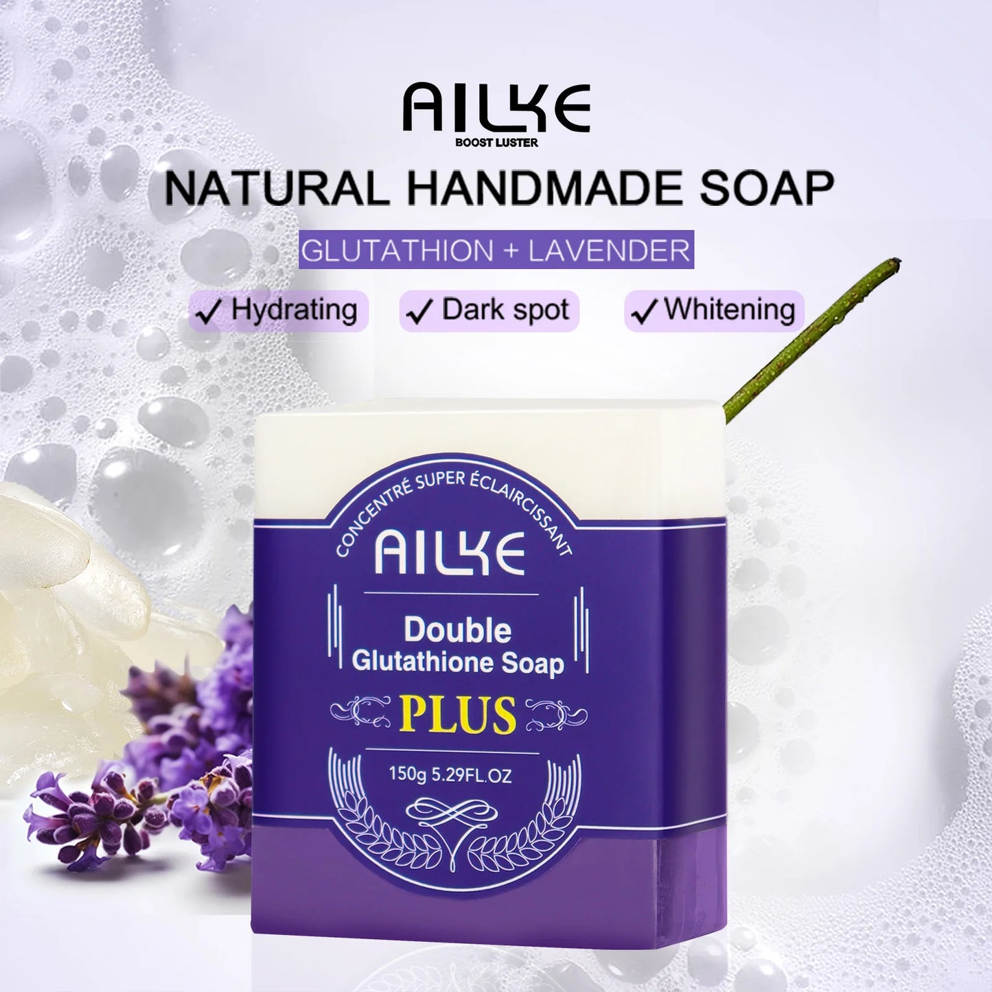 ✨ AILKE Glutathione PLUS – Kit Éclaircissant & Hydratant