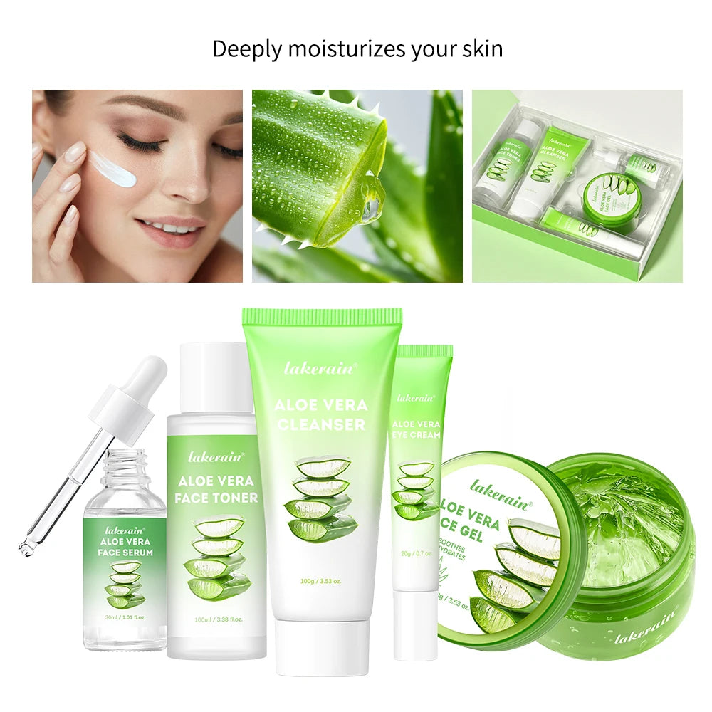 🌿 Coffret Soin Aloe Vera – Hydratation Intense & Peau Éclatante 🌿