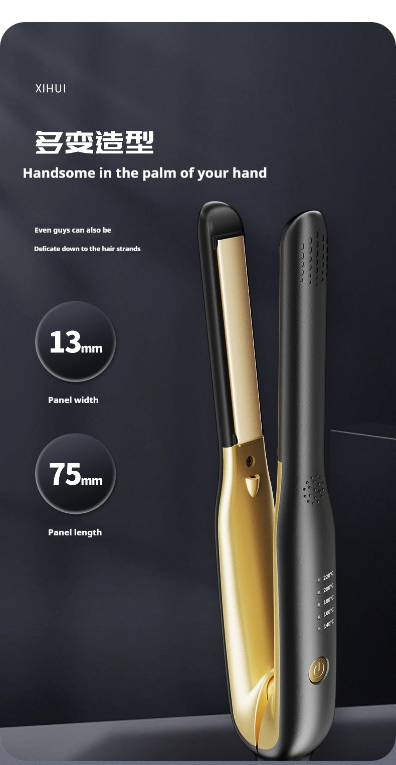 💇‍♀️ Mini Lisseur & Boucleur 2-en-1 – Portable