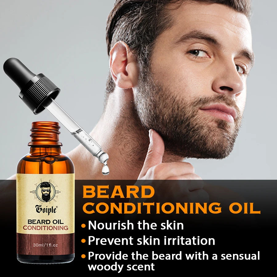 🧔 GOIPLE – Kit Complet Soin Barbe & Moustache