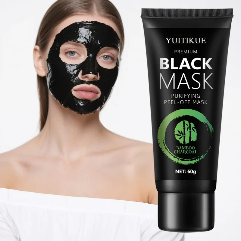 🖤 Masque Blackhead au Charbon de Bambou – Tear-Off