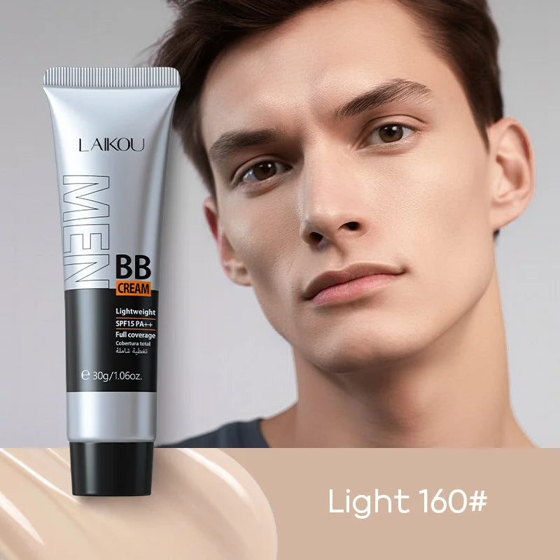 🧔 BB Cream Homme – Couvrance Totale & Longue Tenue