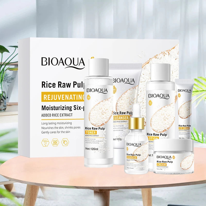 Routine Glow au Riz 6 Étapes : Éclat Naturel & Hydratation Profonde