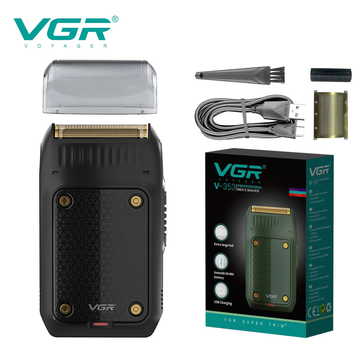 🪒 VGR V-353 – Mini Rasoir Électrique Portable