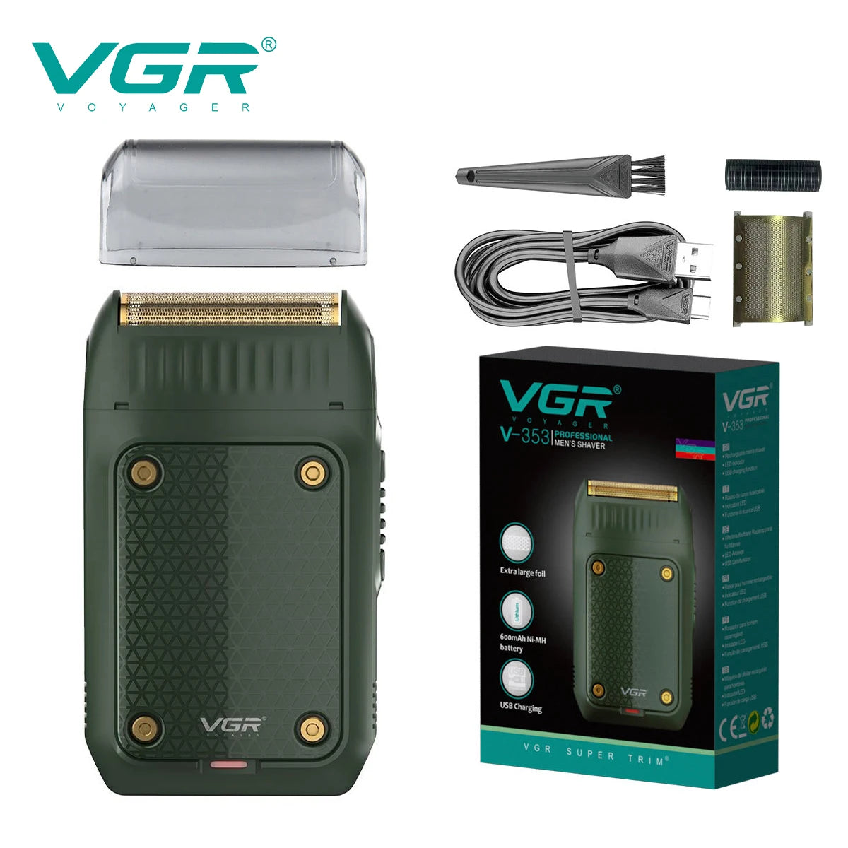 🪒 VGR V-353 – Mini Rasoir Électrique Portable