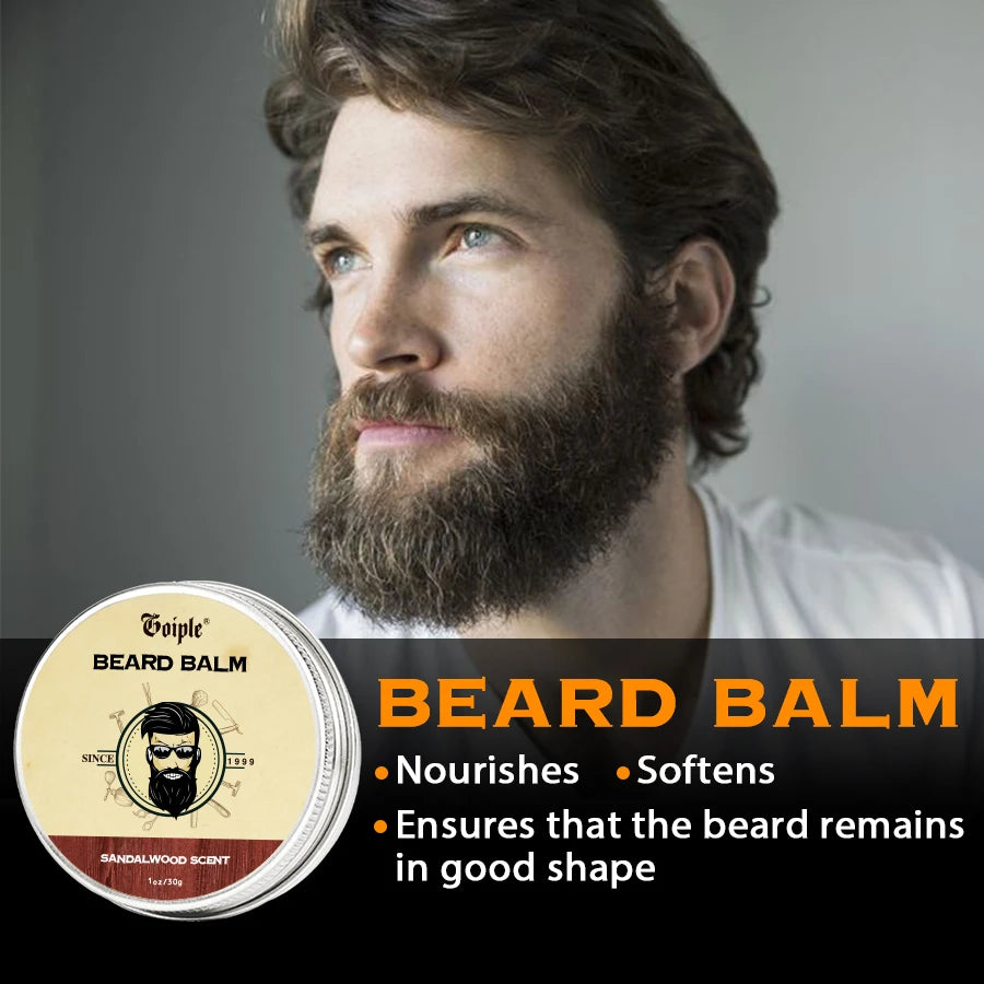 🧔 GOIPLE – Kit Complet Soin Barbe & Moustache