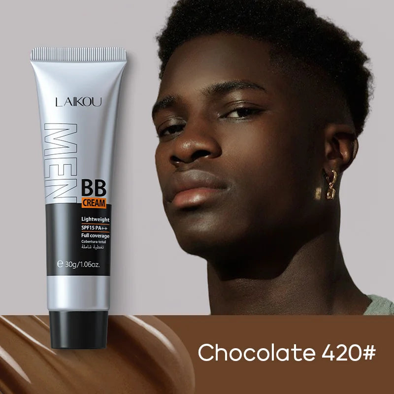 🧔 BB Cream Homme – Couvrance Totale & Longue Tenue