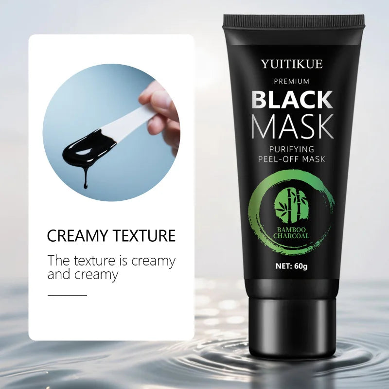 🖤 Masque Blackhead au Charbon de Bambou – Tear-Off