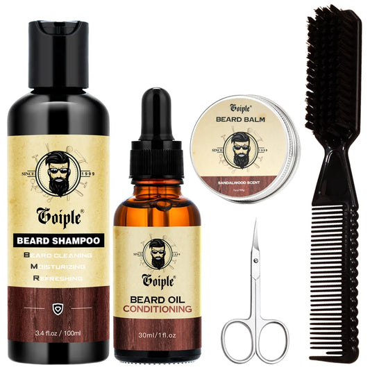 🧔 GOIPLE – Kit Complet Soin Barbe & Moustache
