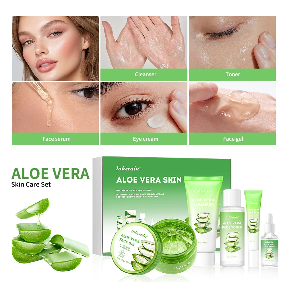 🌿 Coffret Soin Aloe Vera – Hydratation Intense & Peau Éclatante 🌿