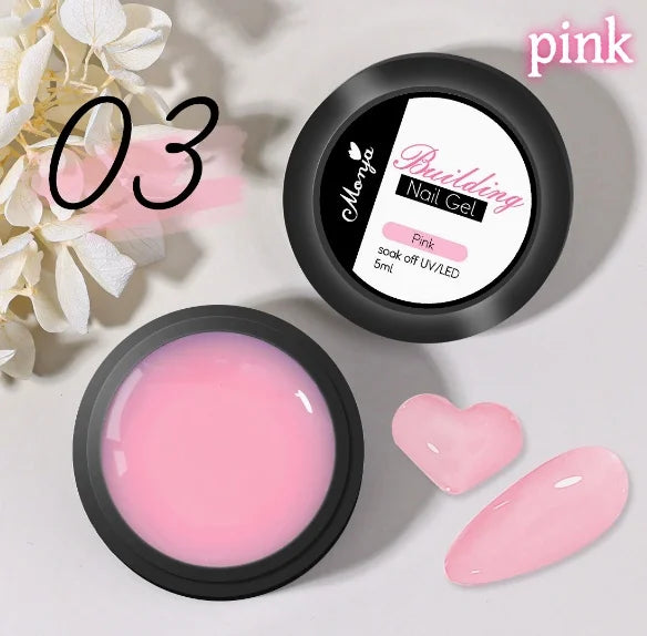 Gel 3D Professionnel pour Ongles – Créations Relief (Nœuds, Lettres, Designs) – Finition Sans Résidu