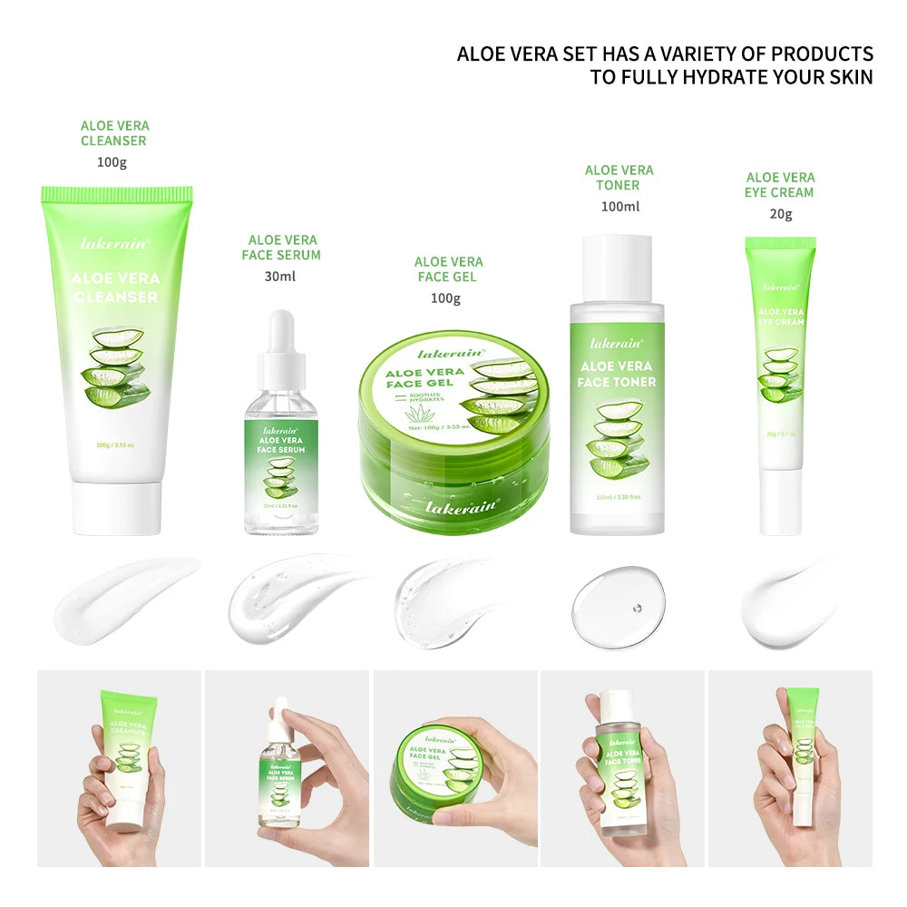 🌿 Coffret Soin Aloe Vera – Hydratation Intense & Peau Éclatante 🌿