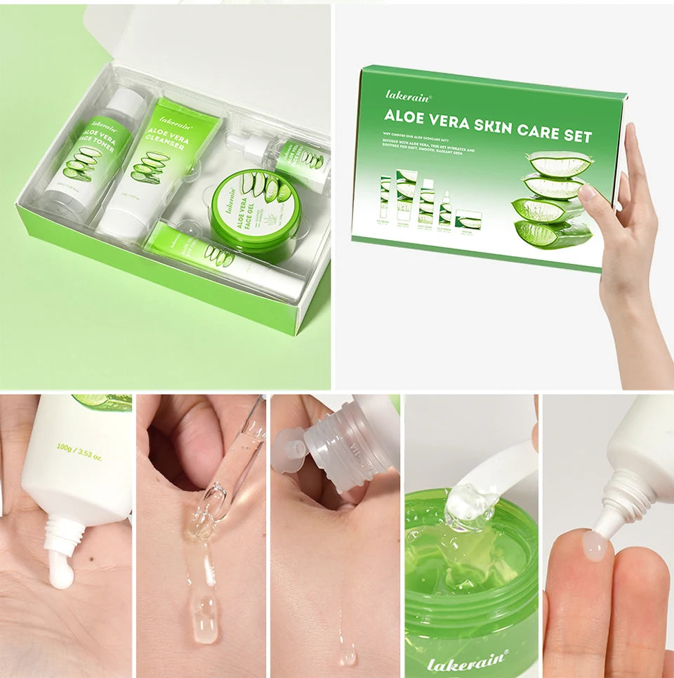 🌿 Coffret Soin Aloe Vera – Hydratation Intense & Peau Éclatante 🌿