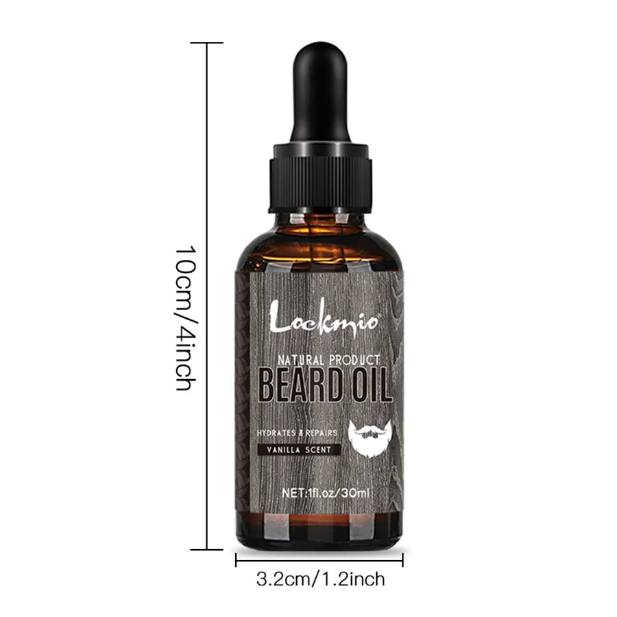 🧔 LOCKMIO – Huile à Barbe Naturelle Vanille