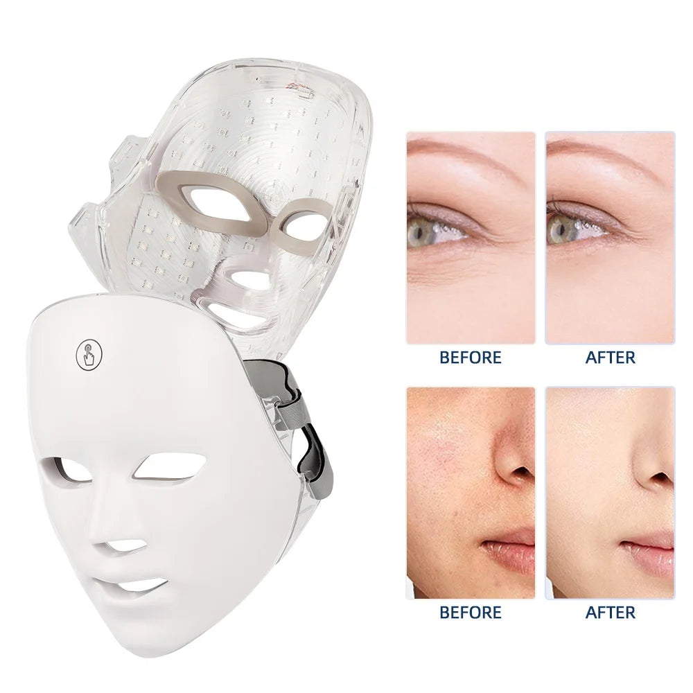 💡 Masque LED 7 Couleurs – Soin Visage Photon